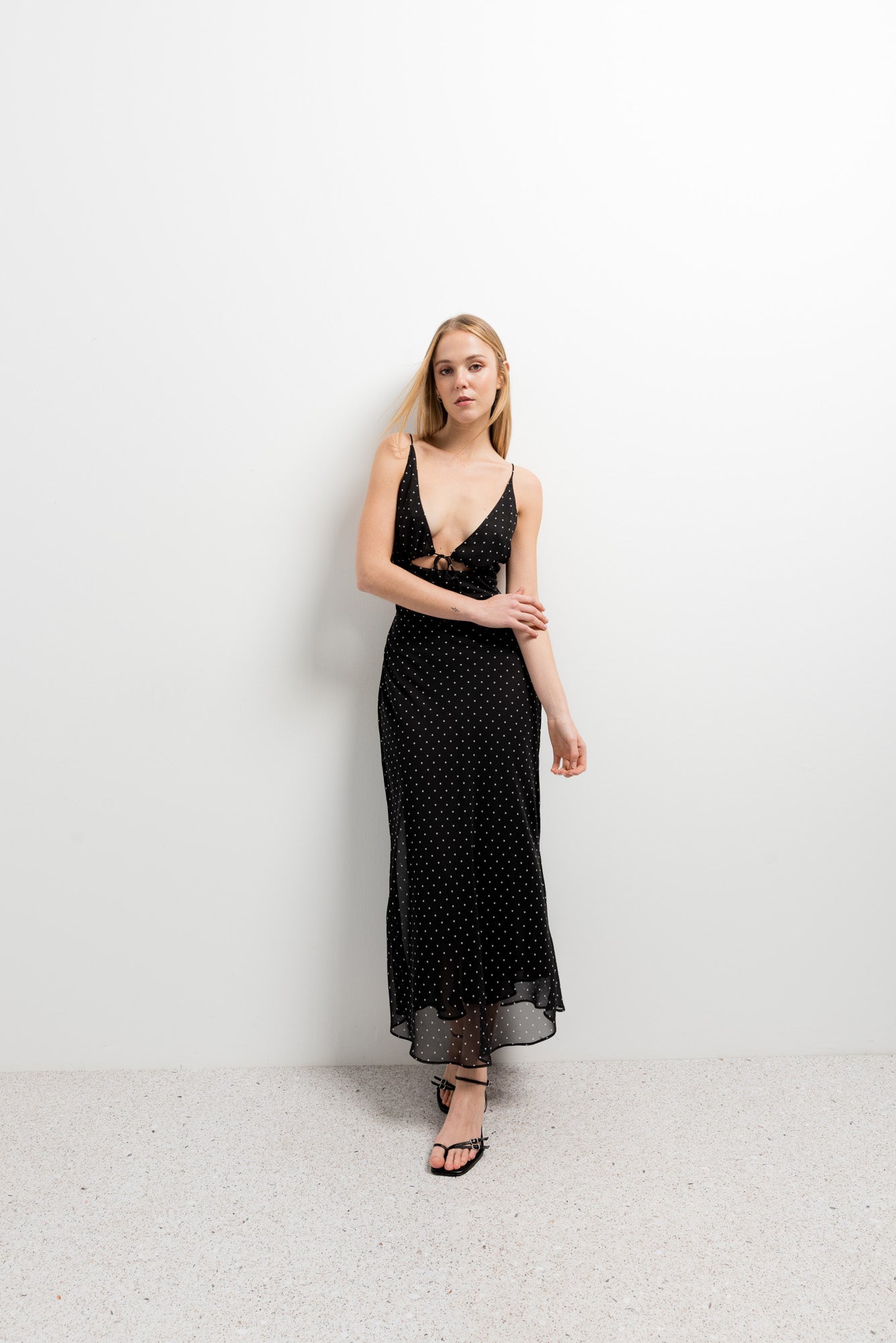 Midi dot Dress