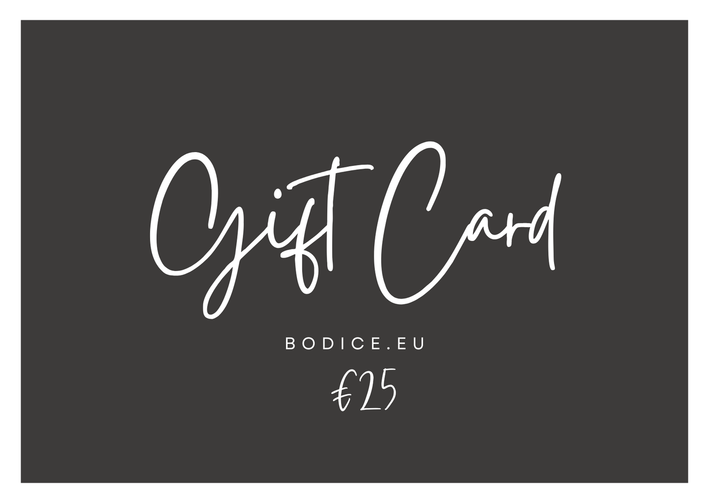 Bodice Digital Gift Card