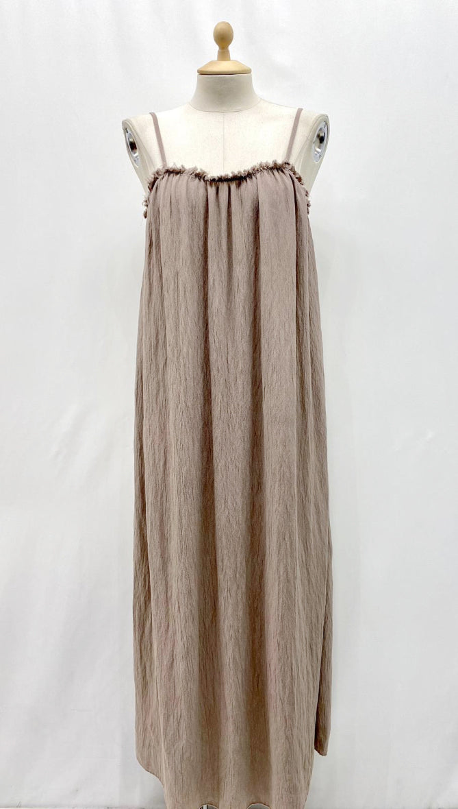 Robe Dress Light Brown